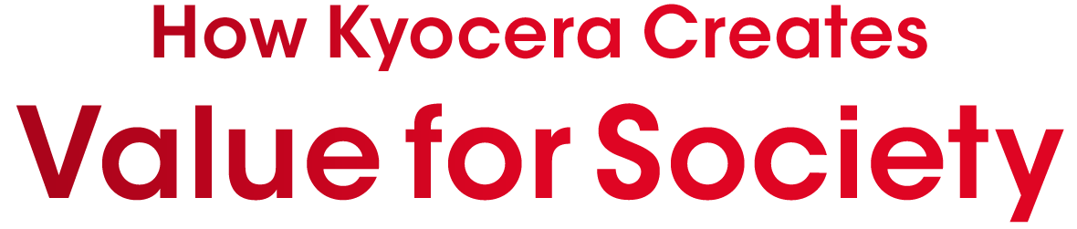 How Kyocera Creates Value for Society