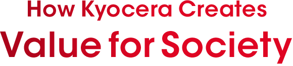 How Kyocera Creates Value for Society